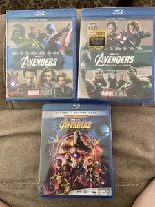 New Sealed Factory Avengers Trilogy Blu Ray And Digital Code - Picture 1 of 8