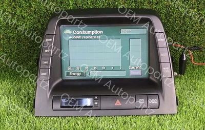 Pantalla de información de tablero de radio Toyota Prius Hybrid 2006-2009 86110-47071 OEM usada Foto 1 de 4