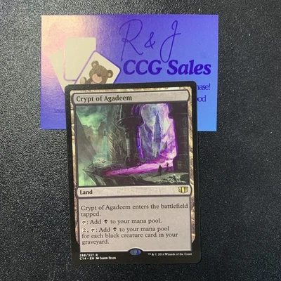 MTG - Crypt Of Agadeem - Commander 2014 -Near Mint - Image 1 of 2