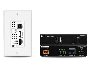 Atlona AT-OME-EX-WP-KIT-LT Wallplate HDBaseT Transmitter/Receiver for HDMI/USB - Picture 1 of 3