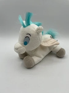 Walt Disney World Herkules Baby Pegasus Sitzsack Plüsch 8 Zoll 90er weißes Pferd blau - Bild 1 von 10