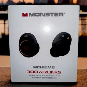 Monster Wireless Earbuds, Achieve 300 AirLinks Bluetooth Kopfhörer Touch Control - Bild 1 von 14