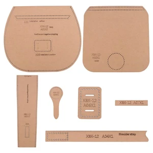 Hágalo usted mismo Kit de herramientas de cuero Bolso de mano Kraft Patrón de costura Hágalo usted mismo Hecho a mano Artesanía - Imagen 1 de 7