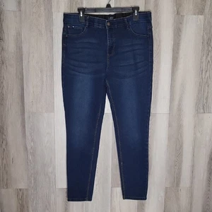 Jeans donna Curve Appeal 14/32 jeggings blu elasticizzato gamba skinny denim casual - Foto 1 di 7