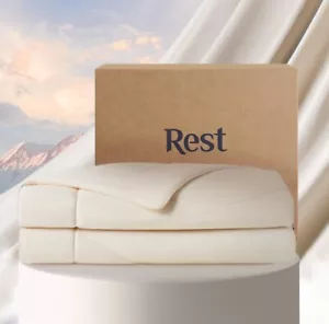 REST® Evercool® Cooling Comforter, Snow Ivory- King/Cali King 106"x90" - Picture 1 of 6
