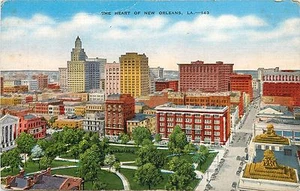Das Herz von New Orleans Luftaufnahme Skyline Louisiana LAPostkarte - Bild 1 von 2