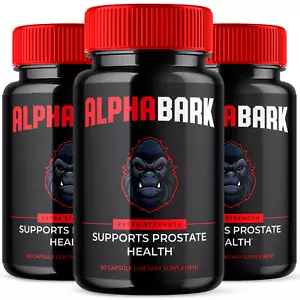 Alphabark Prostate Support Advanced Supplement Alpha Bark Pills 180 Capsules - Picture 1 of 9
