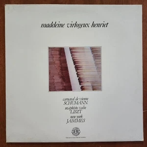 Madeleine Virlogeux-Henriet –Schumann/Liszt Piano Works 1980 France Voxigrave NM - Picture 1 of 4