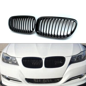 2 calandre noir brillant BMW série 3 E90 E91 lci phase 2 de 09/2008 à 05/2012 - Foto 1 di 6