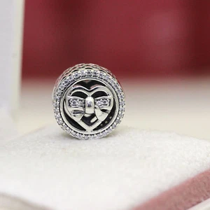 Authentic Pandora Loving Ties #792146CZ Wedding WIfe Love Gift - Picture 1 of 2