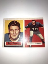 1957 Topps Football Card #141 Ray Krouse-Detroit Lions.