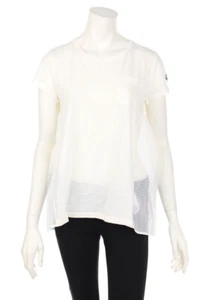Moncler Shirt Mesh Insert S ivory NEW - Bild 1 von 7
