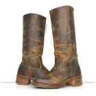 Frye 14l Campus Dark Brown Square Toe Pull On Riding Boots Women’s 6.5 Shoes