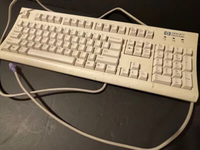 KEYBOARD HP KB-9970 VINTAGE PREOWNED W/MOUSE M-S34 UOS RARE LAST ONES - Image 1 of 4