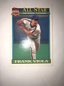 Frank Viola NL All-Star card Topps 406 1991 NM condition - Picture 1 of 2