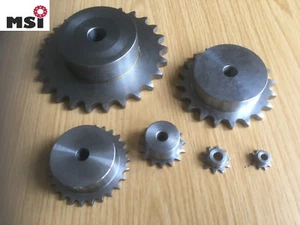 Kettenrad 04 05B1 06B1 3/8 08B1 1/2 10B1 12B1 16 B1 einfach Kettenräder Ritzel - Bild 1 von 12