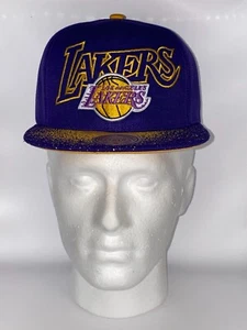 Los Angeles Lakers Mitchell & Ness Hartholz Classics Energy Re-Take Druckknopflasche Mütze - Bild 1 von 7