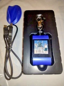 Tao Digital Photo Keychain Blue 1.5" Display Hold 100 Pics New #6P - Picture 1 of 4