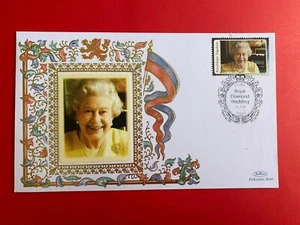 TOGO TOGOLAISE 2008 FDC BENHAM QUEEN ELIZABETH 2 DIAMOND WEDDING ANNIV PHILIP - Picture 1 of 1