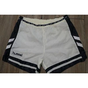 Neu ohne Etikett selten 90er HUMMEL Erwachsene Herren Größe Small ARGENTINA Nylon Satin Fußballshorts - Bild 1 von 11