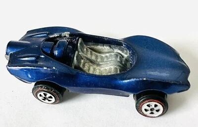 1969 Redline Johnny Lightning Custom Turbine Topper USA Blue Original Diecast - Image 1 of 4