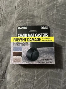 Chair Mat Caster Soft Wheel ONLY ONE CASTER INCLUDED Never Used - Picture 1 of 4