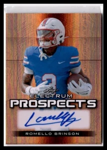 2024 Leaf Electrum Prospects Bronze /59 Auto Romello Brinson - Picture 1 of 2
