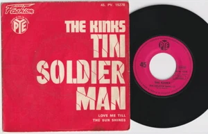 The KINKS * Tin Soldier Man * 1967 French 45 * MOD BEAT * Listen! - Picture 1 of 2