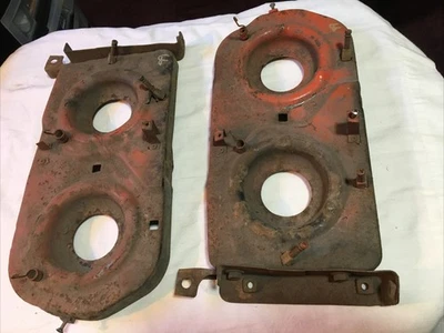 66 Chevelle Headlight Bucket Housings LH And RH Used Original - Image 1 of 4