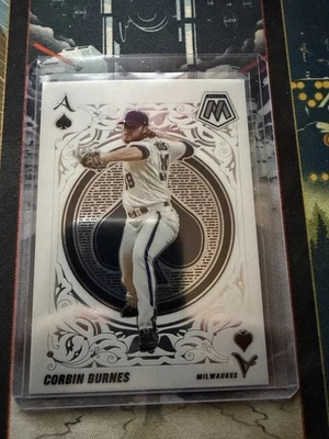 2022 Panini Mosaic - Aces Corbin Burnes #A-11 - Image 1 of 2