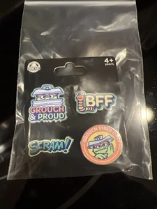 Sea World Orlando Pin Sesame Street Cool Summer Trade With Me Pin Set - Picture 1 of 1