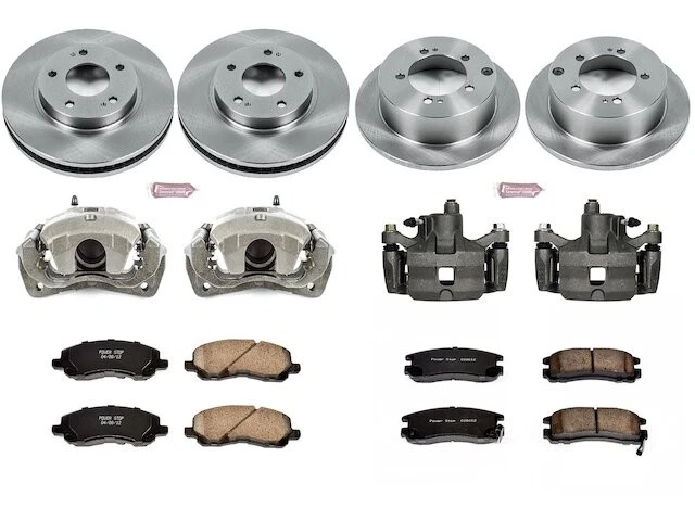 Kit de pastillas de freno y rotor delanteras y traseras para Dodge Stratus 2002 RS169KX 2001-2005 Foto 1 de 1