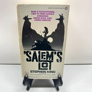 Salem's Lot Stephen King 1976 First Signet Printing Paperback with B&W Pictures - Imagen 1 de 22