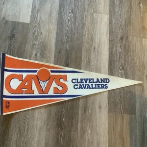 Vintage Cleveland Cavaliers - NBA Wimpel - Full Size 12x30" altes Logo 80er - Bild 1 von 6
