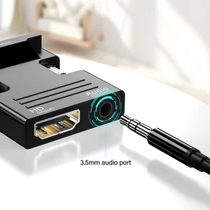 Convertitore HDMI Femmina a VGA Maschio con Adattatore Audio Supporto Uscita Segnale ☸ - Foto 1 di 9