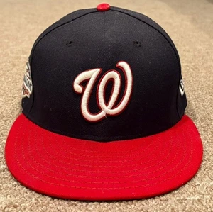 Ryan Zimmerman MLB Holo Game Used Hat Cap 2018 Washington Nationals ASG Patch - Bild 1 von 16