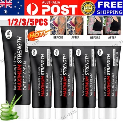 1-5X Tattoo Numibing Cream Gel 20 Grams Up to 6 Hours Extra Strength for Tattoos - image 1 of 4