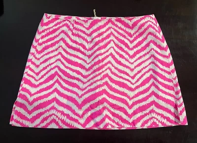 Pantalón Corto LILLY PULITZER Talla 2 Ella Tropical Rosa Estampado Cebra Algodón Excelente Foto 1 de 4