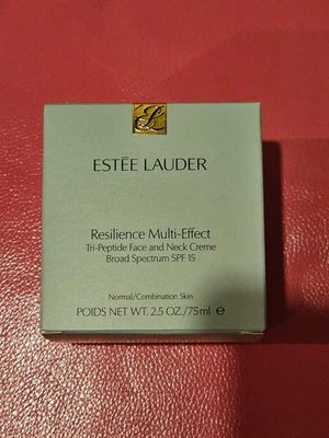 Crema facial y cuello Estée Lauder Resilience MultiEffect Tri-Peptide FPS15 ~ 75 ml/2,5 oz Foto 1 de 3