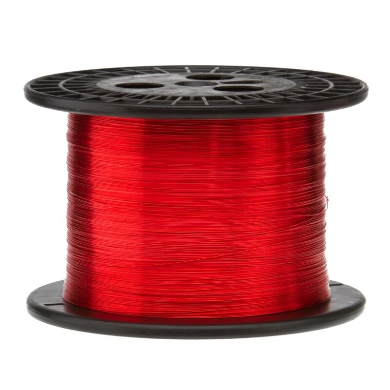 23 AWG Gauge Heavy Copper Magnet Wire 2.5 lb 1563' Length 0.0249" 155C Red - Image 1 of 1