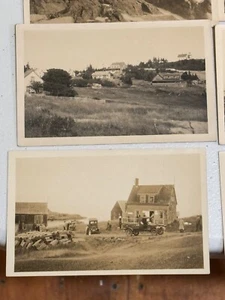 C.1920 Monhegan Island ME real photo postcards lobster traps ferry hotel ships - Picture 1 of 10