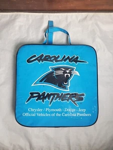 NFL Carolina Panthers Football Stadium Padded Seat Cushion Teal 14" X 14" - Picture 1 of 4
