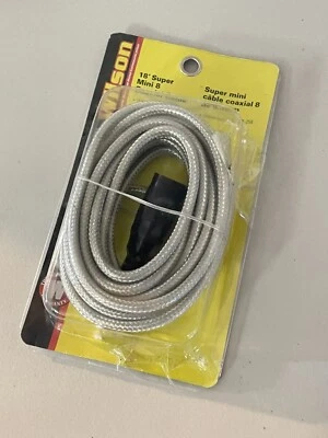 Wilson 305818FME 18 Foot Mini 8 75ohm CB Antenna Co-Phase Coax Cable With FME - Image 1 of 3