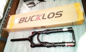 Air Fork 20 inch Mountain Bike Suspension Fork 100mm Travel 9mm QR 1 1/8" MTB - Picture 1 of 13