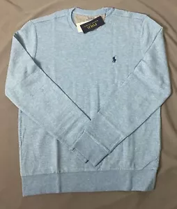 Polo Ralph Lauren Men's Double Knit Long Sleeve Crewneck Pullover Shirt sz. XL - Picture 1 of 4