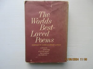 The World's Best-Loved Poems compiled by James Gilchrist Lawson (1955, Hardcover - Picture 1 of 3