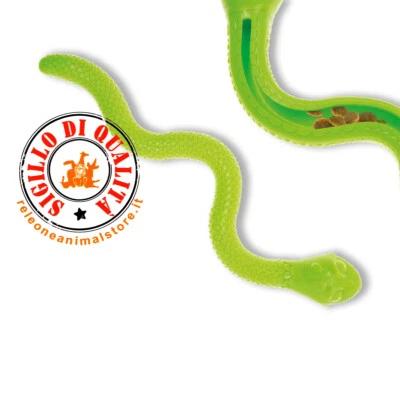Gioco Per Cani Serpente in TPR Resistente 41,5 cm Porta compensi Imac - Immagine 1 di 2