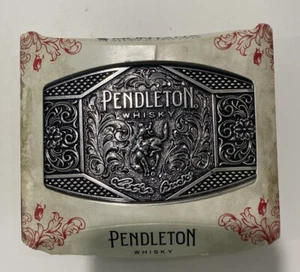 Fibbia cintura 2022 Pendleton Whiskey Let'er Buck Rodeo Cowboy Montana argentieri - Foto 1 di 8
