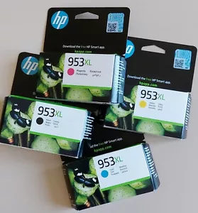PACK Cartuchos HP 953 XL ORIGINALES Negro, Cian, Magenta y Amarillo ¡OCASIÓN! - Imagen 1 de 7