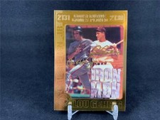 1995 BLEACHERS CAL RIPKEN JR LOU GEHRIG IRON MEN 23KT GOLD WILLIAMS ORIOLES